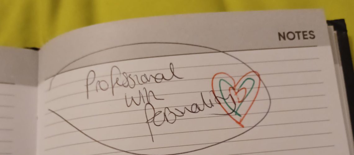 Professional with Personality